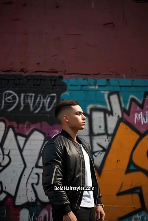 11. Crew Cut with Design Fade