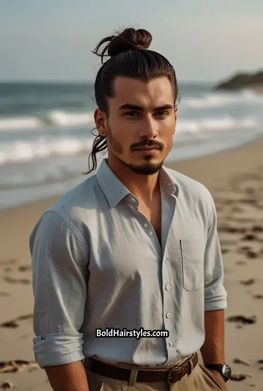 12. Man Bun with Undercut