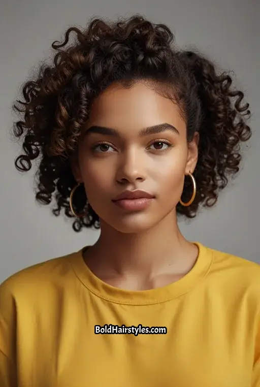 14. Natural Finger-Coiled Curls