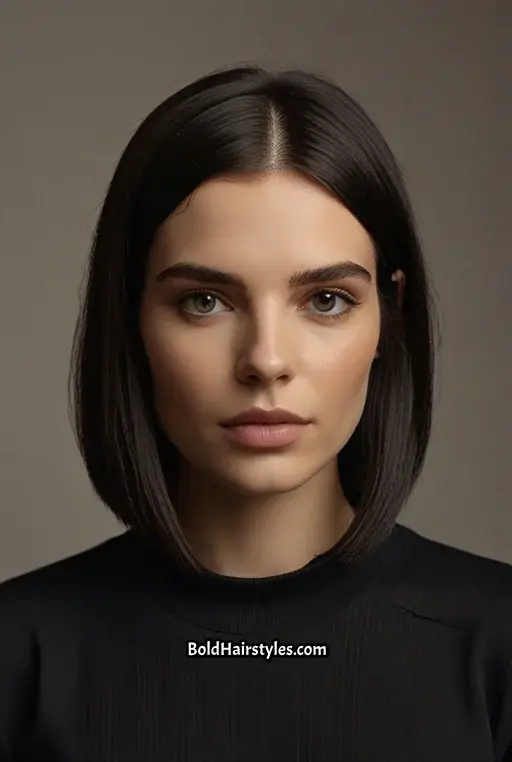 16. Blunt Cut with Straightened Ends