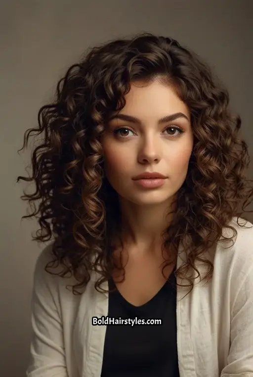 16. Curly Shag with a Natural, Voluminous Look
