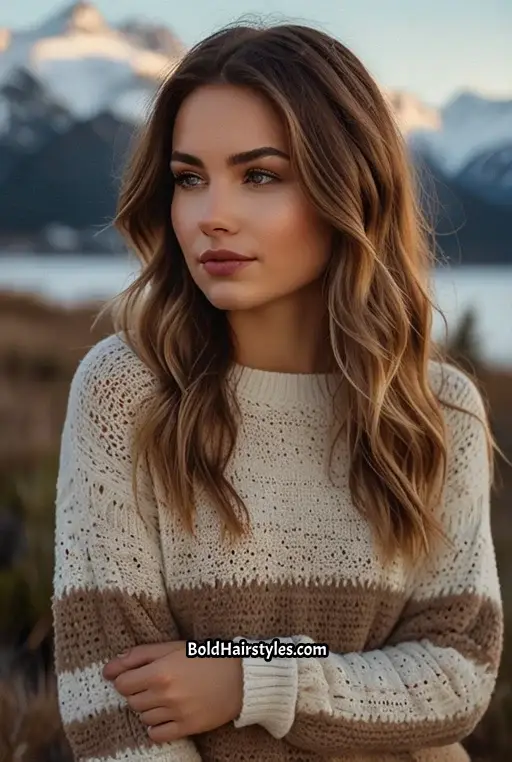 16. Light Brown with Dark Roots