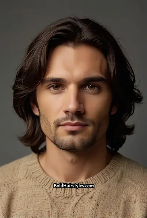 17. Layered Bob for Men