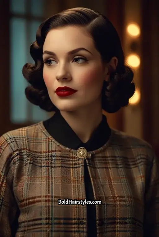 17. Vintage Finger Waves