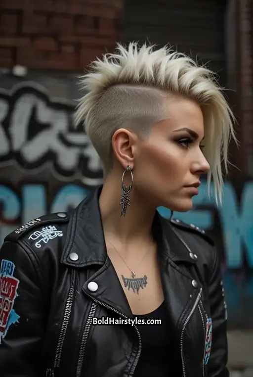 18. Braided Mohawk with Shaved Sides