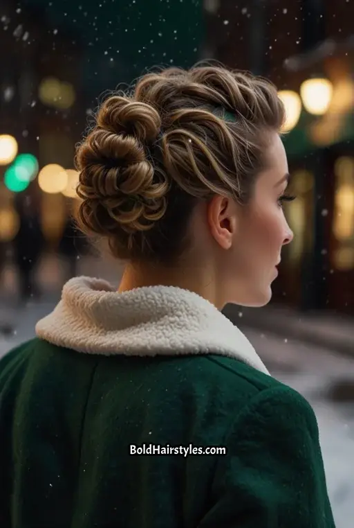 18. Half-Up, Half-Down with Defined Curls