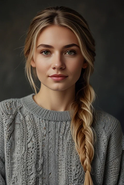 18. Loose Side Braid with Textured Waves