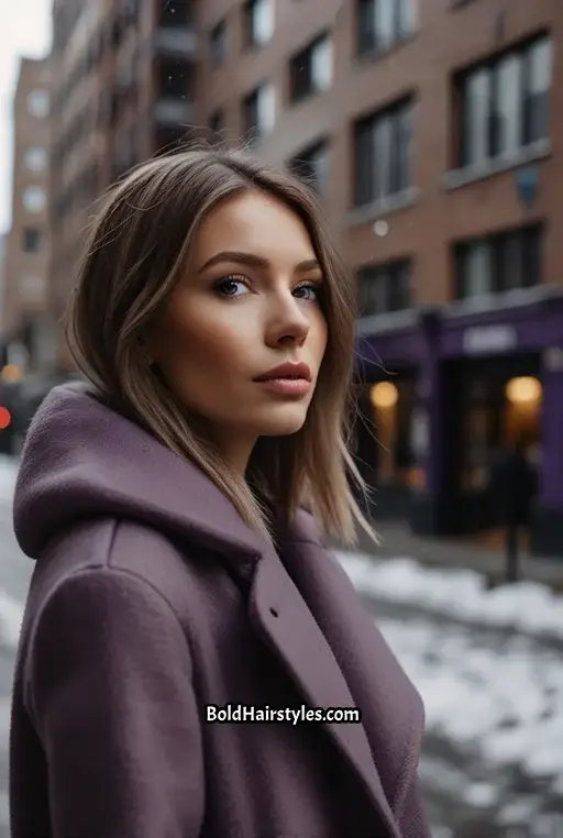 19. Light Ash Brown with Purple Tones