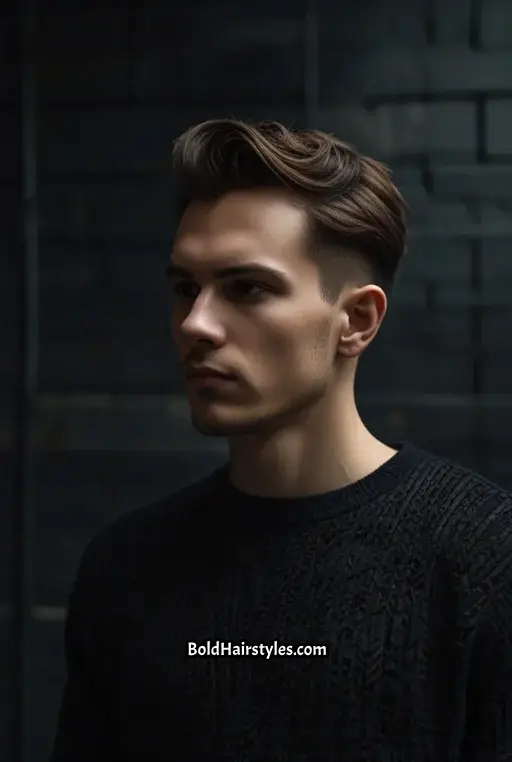 19. Side-Swept Undercut with Soft Fade