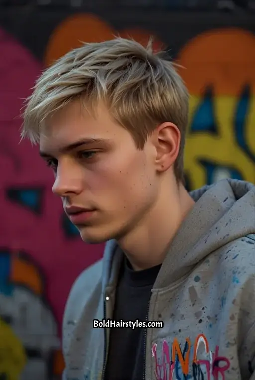 2. Textured Fringe with Taper Fade