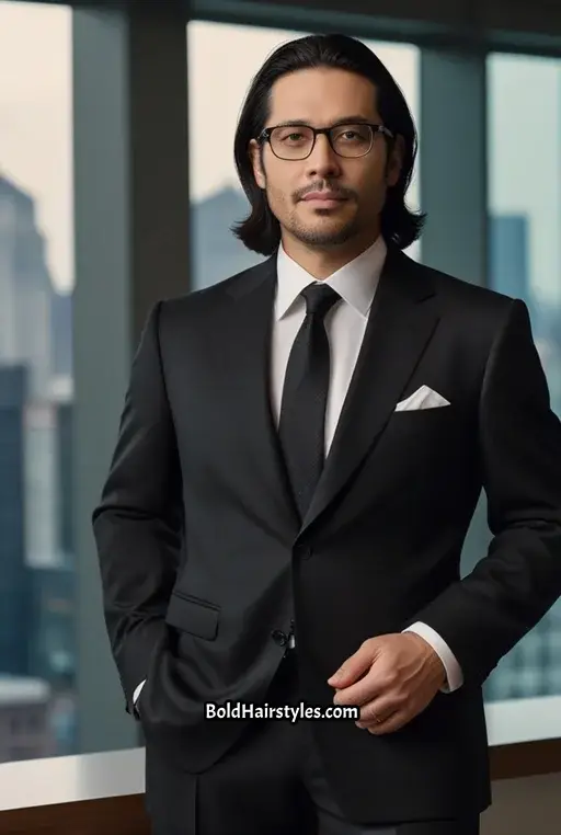 22. Shoulder-Length Straight Hair