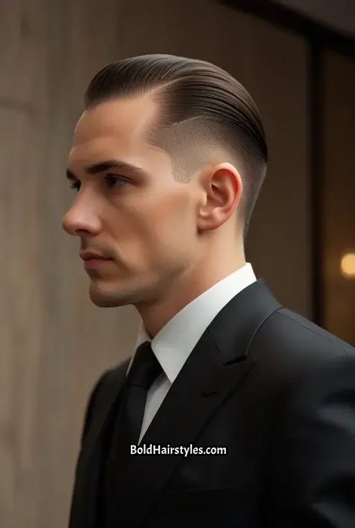 22. Slicked Back Crew Cut