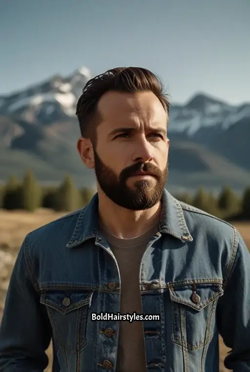 24. Crew Cut with Long Beard