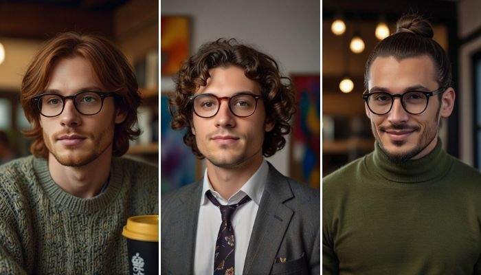 25 Long Hairstyles for Men with Glasses to Try Now