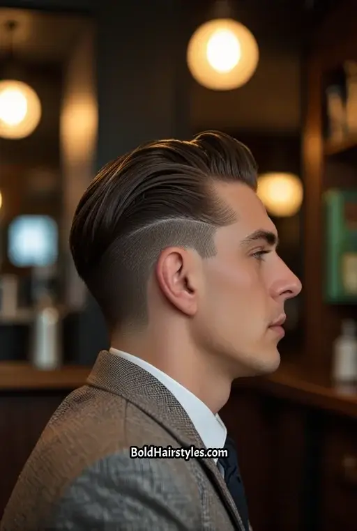 3. Undercut with Long Slicked-Back Hair