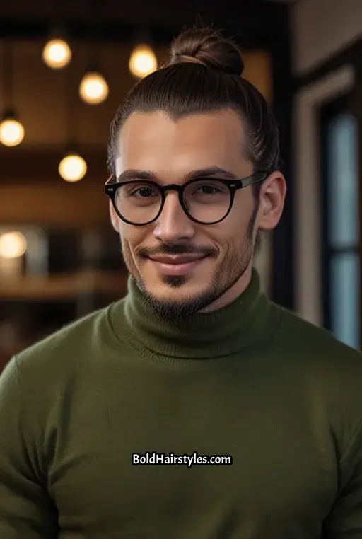 4. Man Bun with Undercut