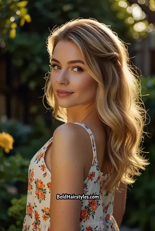 5. Voluminous Half-Up, Half-Down Style