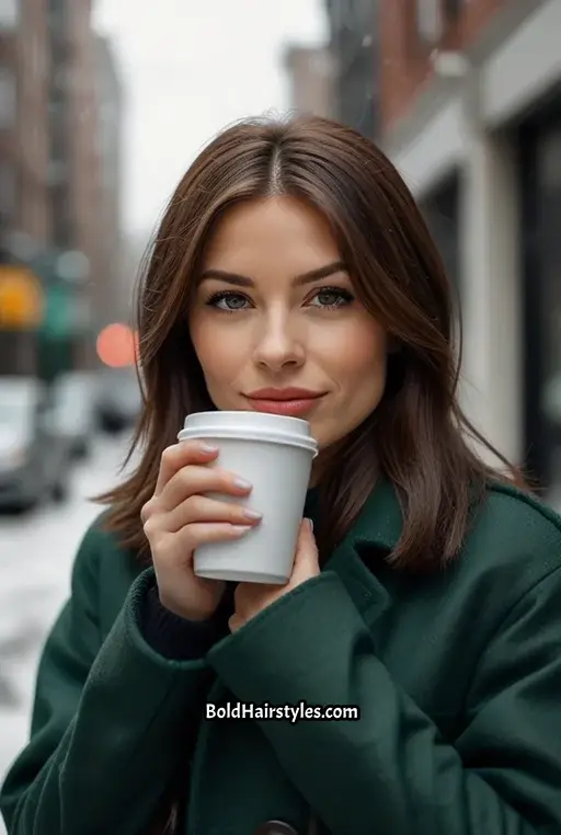 6. Coffee Brown with Subtle Red Undertones