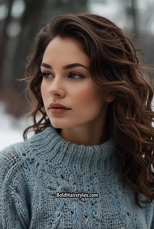 7. Dark Brown with Subtle Blue Highlights