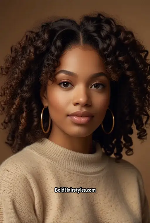 7. Twist-Out on Natural Hair