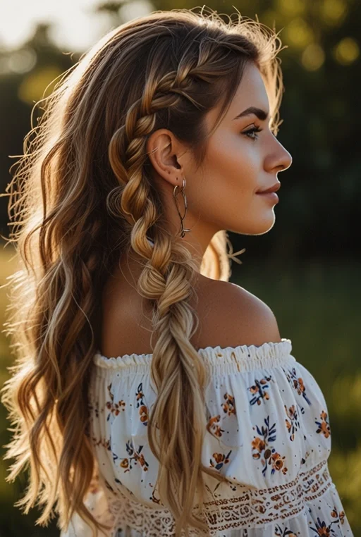 9. Loose Fishtail Braid