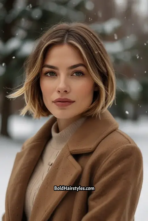 9. Mocha Brown with Golden Blonde Accents