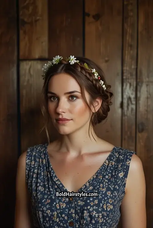 9. Twisted Crown Braid