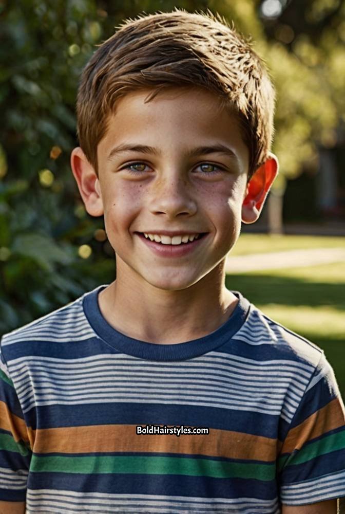 1. Classic Crew Cut for a Neat Look