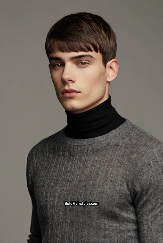 1. Classic French Crop with Tapered Sides