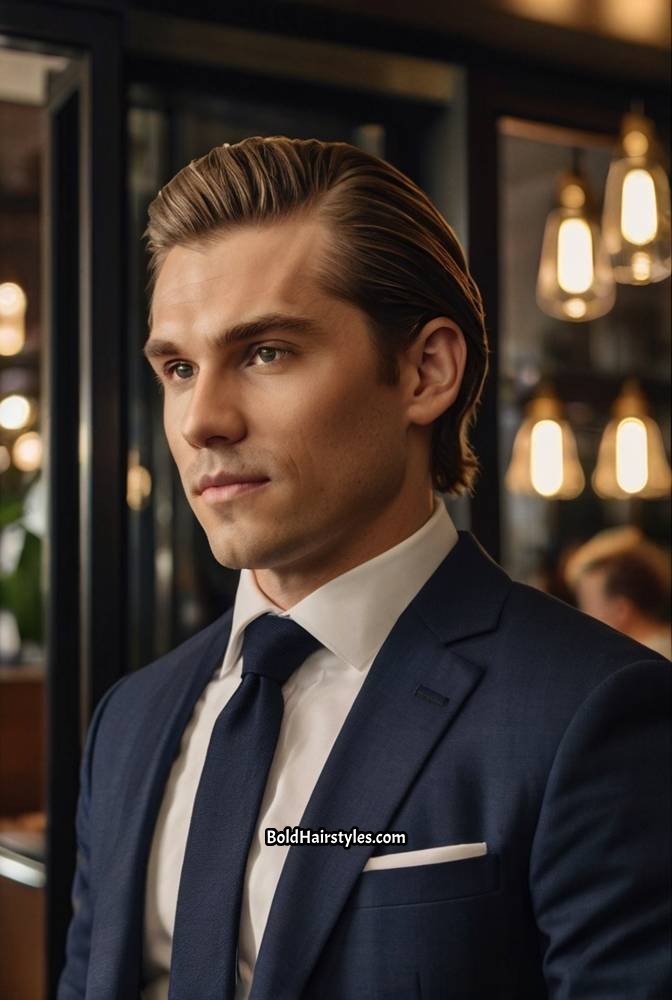 1. Classic Side-Parted Hairstyle