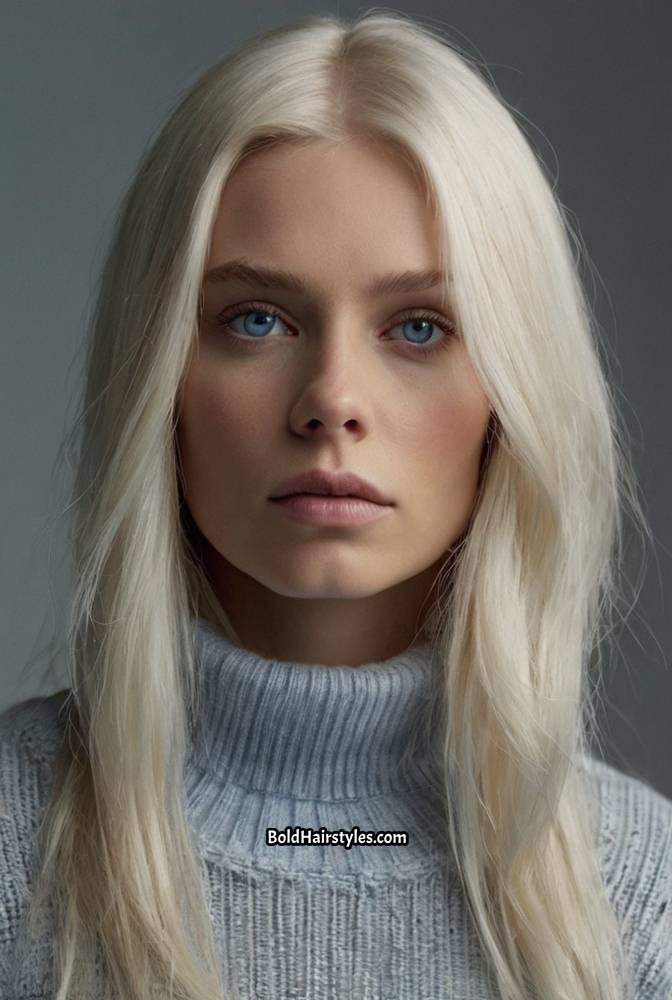 1. Platinum Blonde with Icy Tones