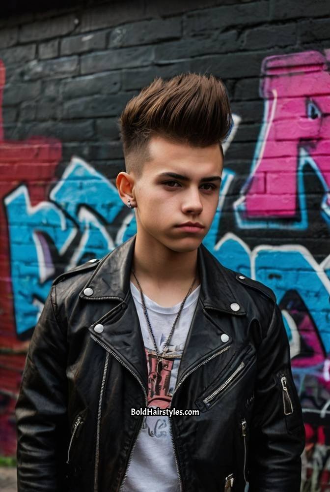 10. Faux Hawk with Undercut