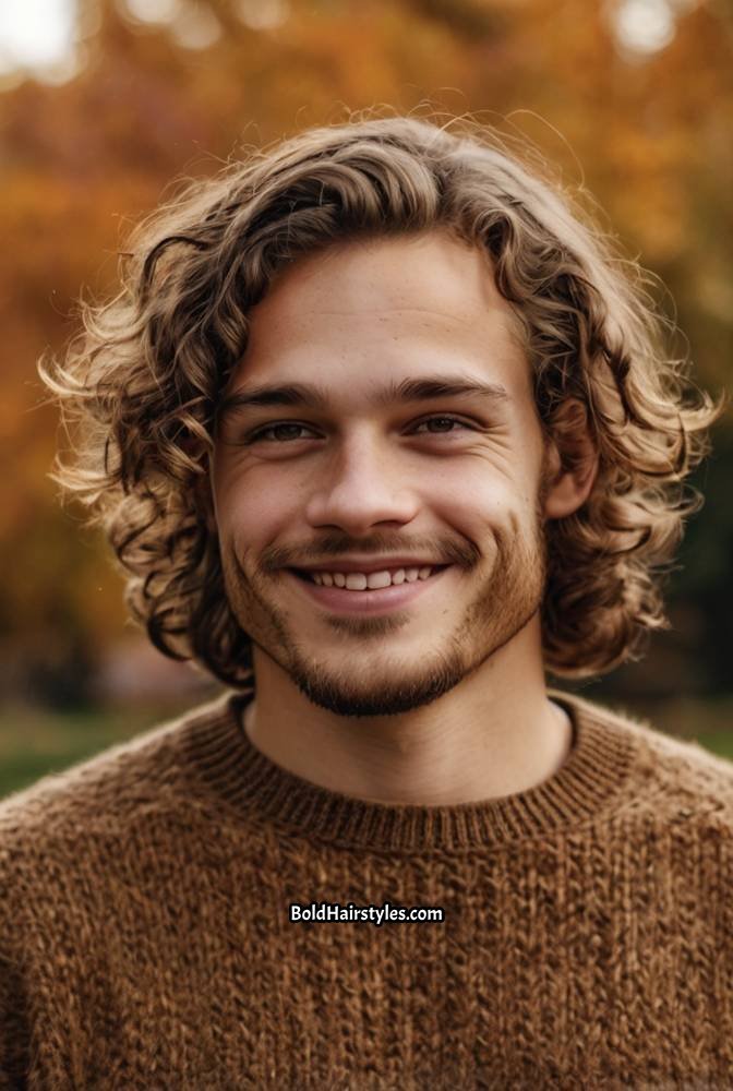 10. Long Curly Layers with Natural Flow