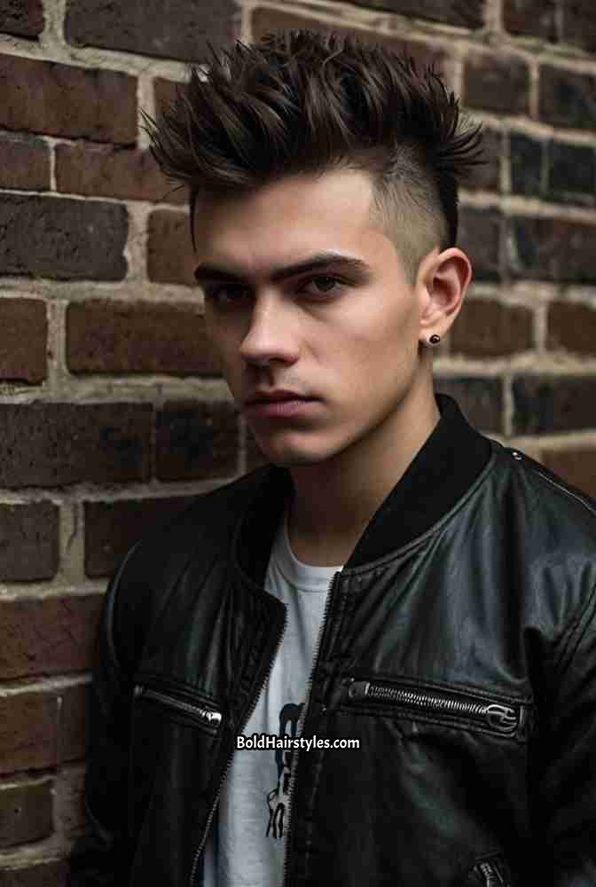 10. Tousled Spiky Hair