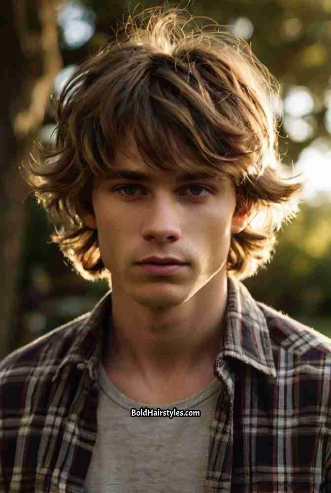 11. Medium-Length Shaggy Cut