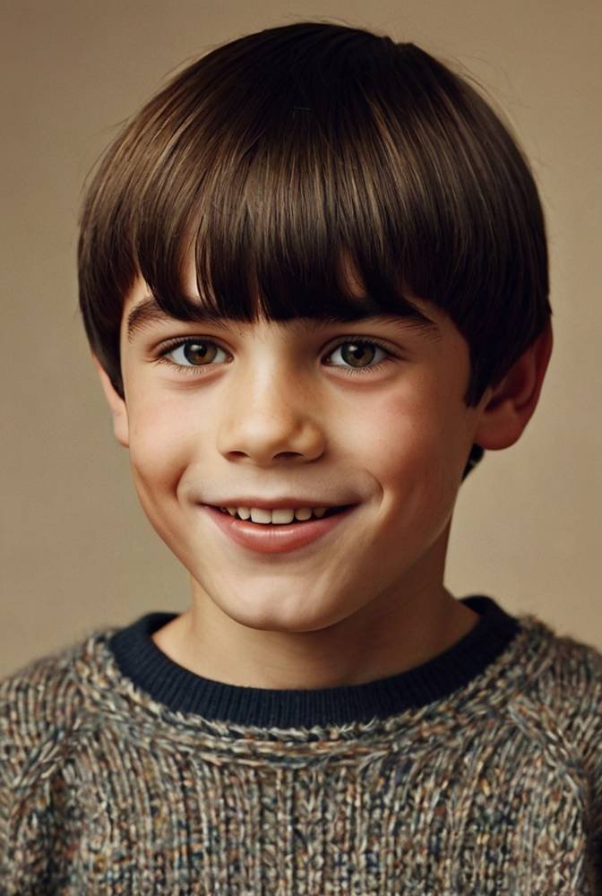 13. Classic Bowl Cut with a Modern Twist
