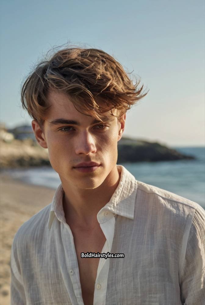 13. French Crop with Side-Swept Fringe