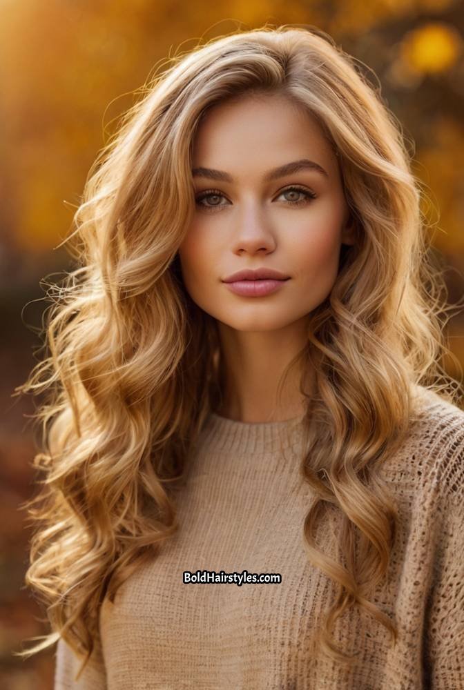 13. Golden Honey Blonde with Warm Tones
