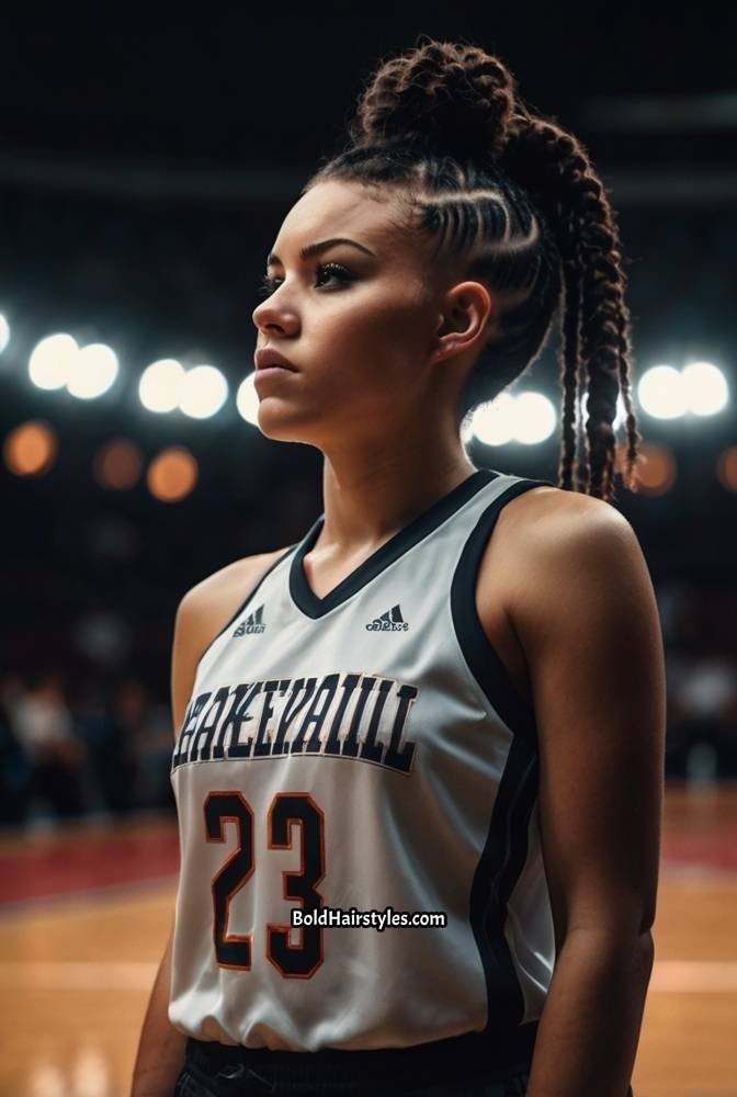 14. Braided Mohawk for an Edgy Look