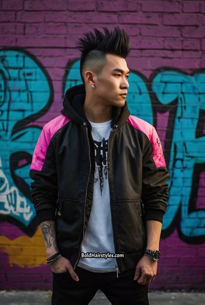 15. Mohawk with Fade