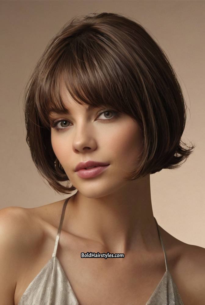 15. Short Silk Press with Feathered Layers