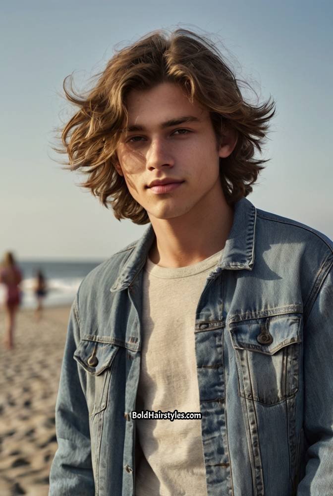 15. Tousled Medium-Length Hairstyle