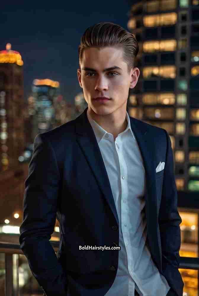 17. Classic Slicked-Back Undercut