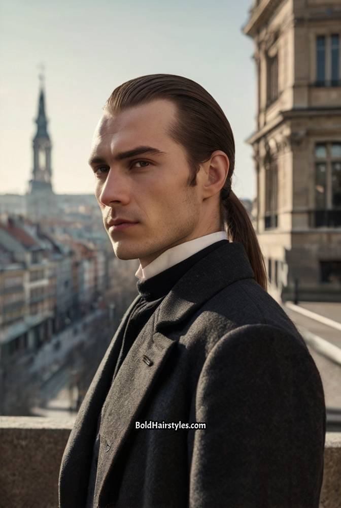 17. Long Hair with a Sleek Ponytail