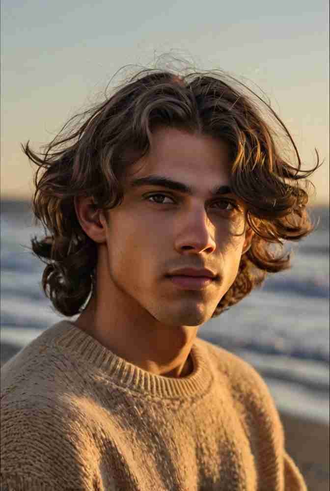 18. Mid-Length Wavy Hairstyle