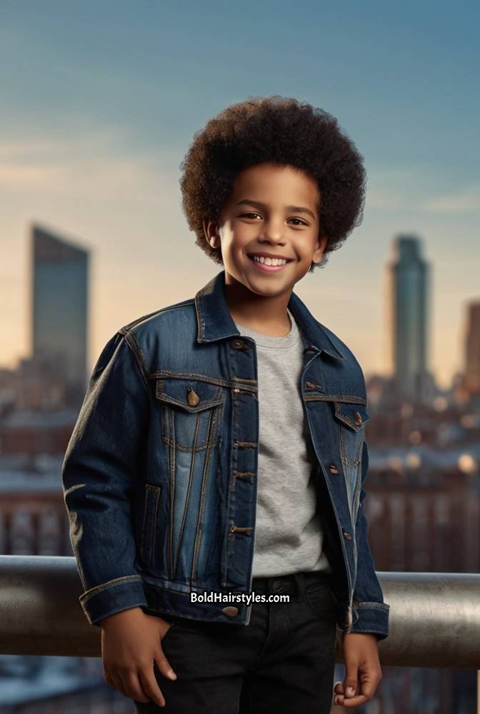 18. Tapered Afro for a Defined Look