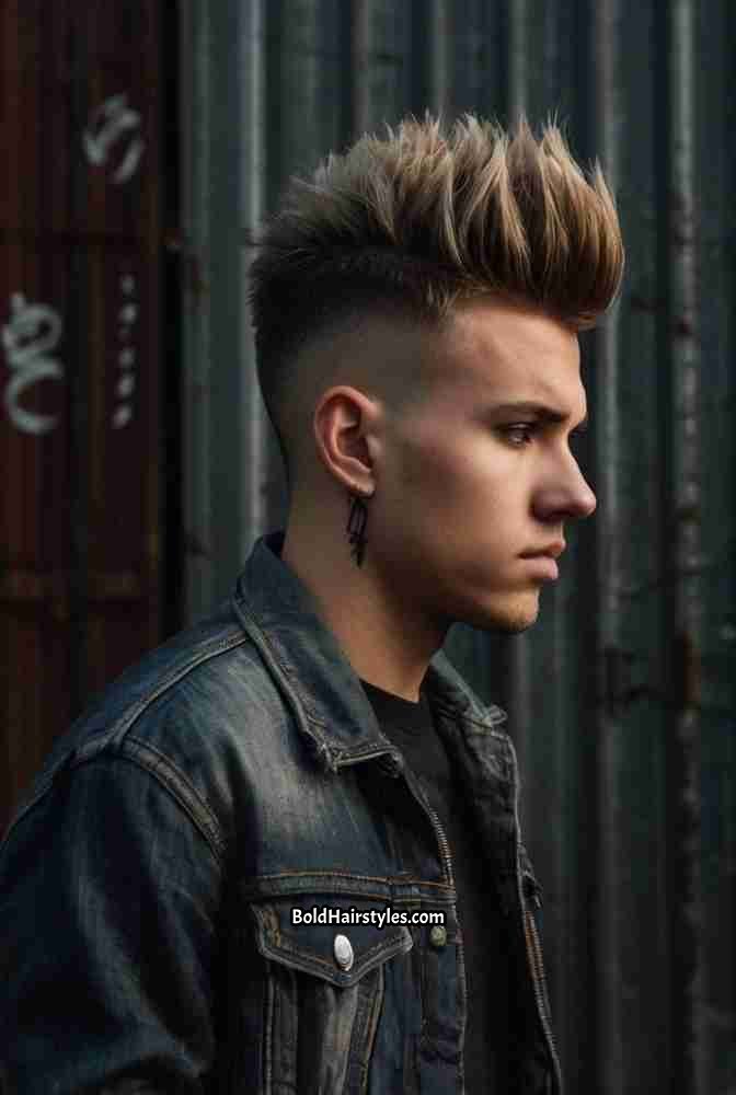 19. Faded Faux Hawk