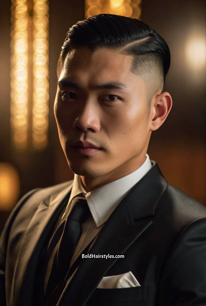 19. Side-Slicked Undercut Fade