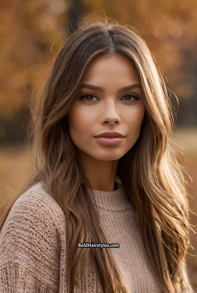 19. Sleek Straight Hair with Subtle Layers
