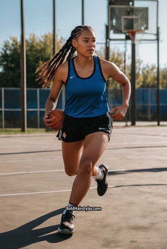 2. Double Dutch Braids for Maximum Grip
